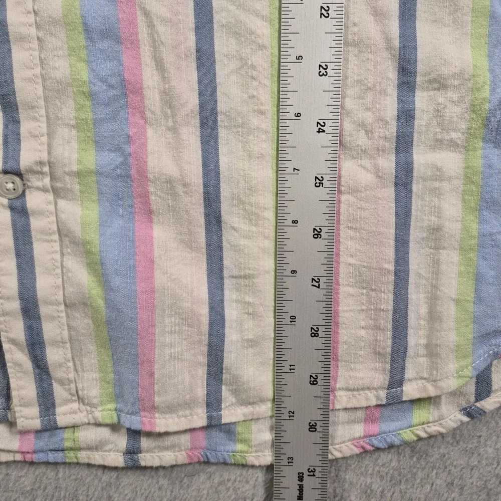 Chubbies Shirt Mens XL Striped The Soft Serve Resort Weave Friday Button Down - Picture 5 of 7